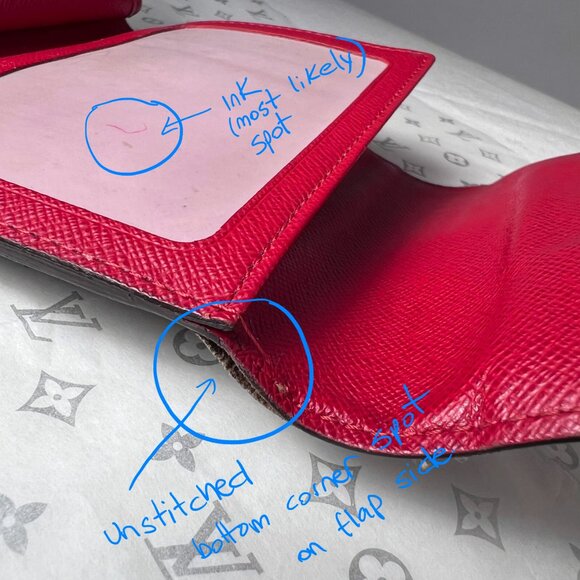 VTG LOUIS VUITTON Portefeuil Koala Ebene Brown Trifold Wallet Brown - Picture 14 of 15